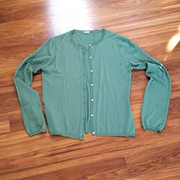 TSE sweater with front button closure - Picture 1 of 4